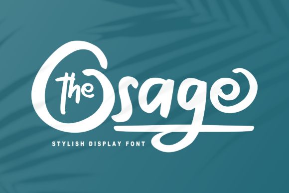 The Osage Font Poster 1