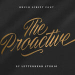 The Proactive Font Poster 1