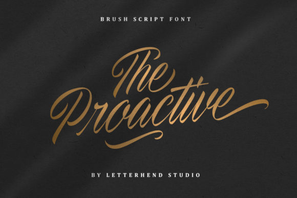 The Proactive Font