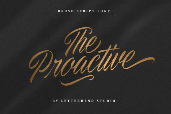 The Proactive Font Poster 1