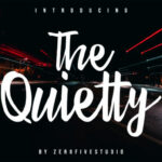 The Quietty Font Poster 1