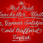 The Red Devil Font Poster 2