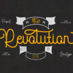 The Revolution Font Poster 1