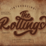 The Rollings Font Poster 1