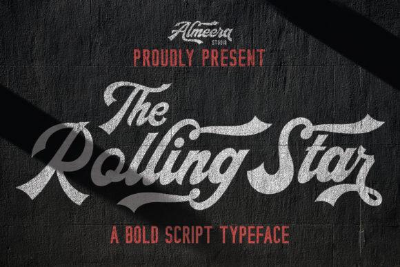 The Rollingstar Font Poster 1