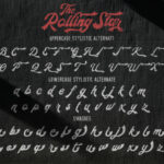 The Rollingstar Font Poster 7