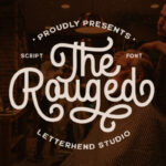 The Rouged Font Poster 1