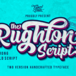 The Rughton Font Poster 1