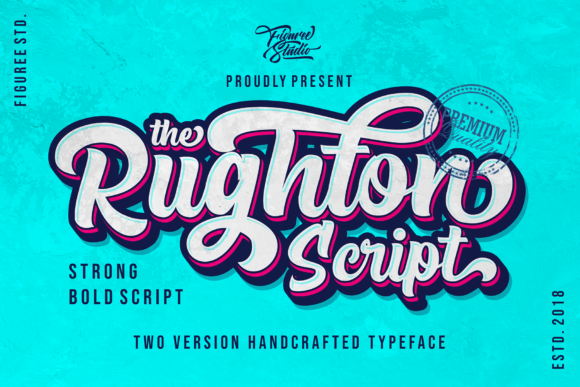 The Rughton Font Poster 1
