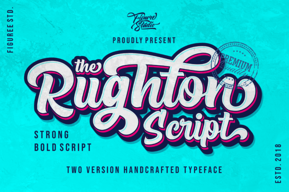 The Rughton Font The Rughton Font Poster 1