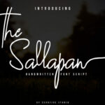 The Sallapan Font Poster 1