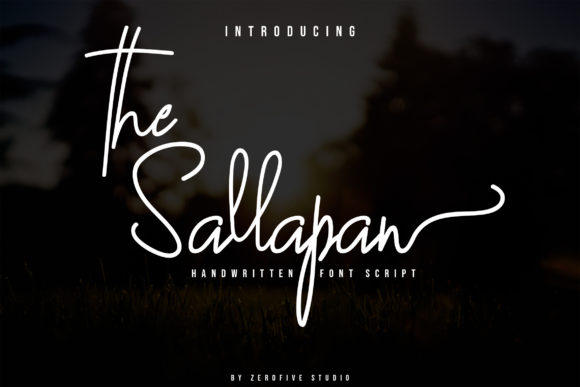 The Sallapan Font Poster 1