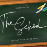 The School Font Poster 1