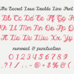 The Secret Love Font Poster 3