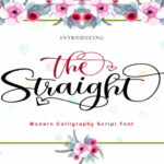 The Straight Font Poster 1