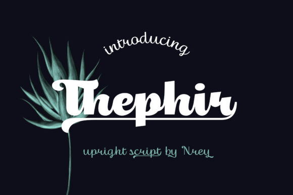 Thephir Font Poster 1