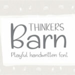 Thinkers Barn Font Poster 1
