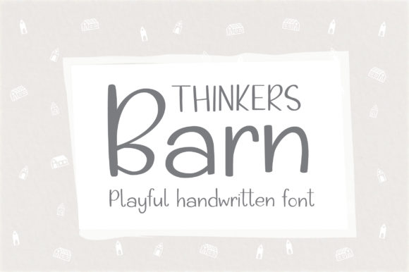 Thinkers Barn Font Poster 1