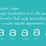 Thinkers Barn Font Poster 4