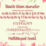 Thinkle Bloom Font Poster 6