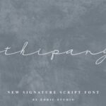 Thipany Font Poster 2
