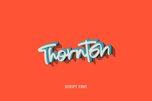 Thornton Font Poster 1