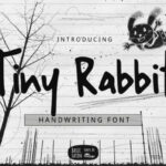 Tiny Rabbit Font Poster 1