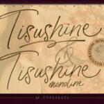 Tisushine Font Poster 1