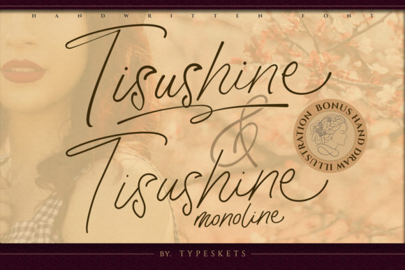 Tisushine Font Poster 1
