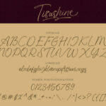 Tisushine Font Poster 15