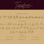 Tisushine Font Poster 16