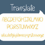 Translate Font Poster 3