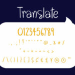 Translate Font Poster 4