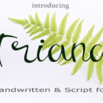 Triana Font Poster 1