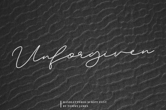 Unforgiven Font Poster 1