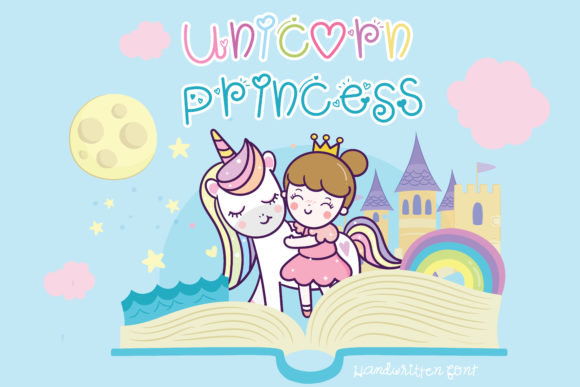 Unicorn Princess Font Poster 1