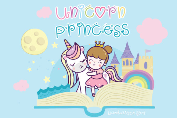 Unicorn Princess Font Poster 1