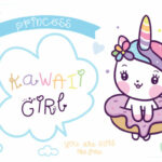 Unicorn Princess Font Poster 3