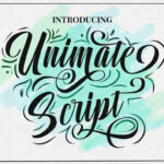 Unimate Font Poster 1
