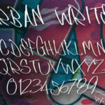 Urban Writer Font Poster 3