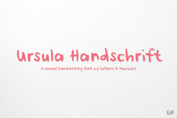 Ursula Handschrift Font Poster 1