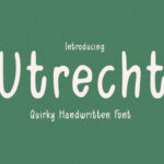 Utrecht Font Poster 1