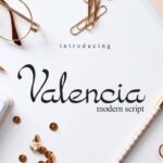 Valencia Font Poster 1