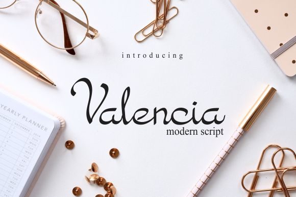 Valencia Font Poster 1