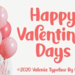 Valenfy Font Poster 3