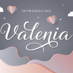 Valenia Font Poster 1