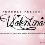 Valentina Font Poster 1