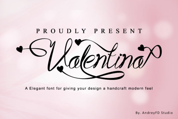 Valentina Font Poster 1