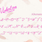 Valentina Font Poster 7