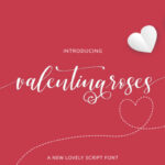 Valentinaroses Font Poster 1